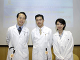 (From left) Profs. Gabriel W.K. Yip, Yu Cheuk-man and Zhang Qing of the Department of Medicine and Therapeutics